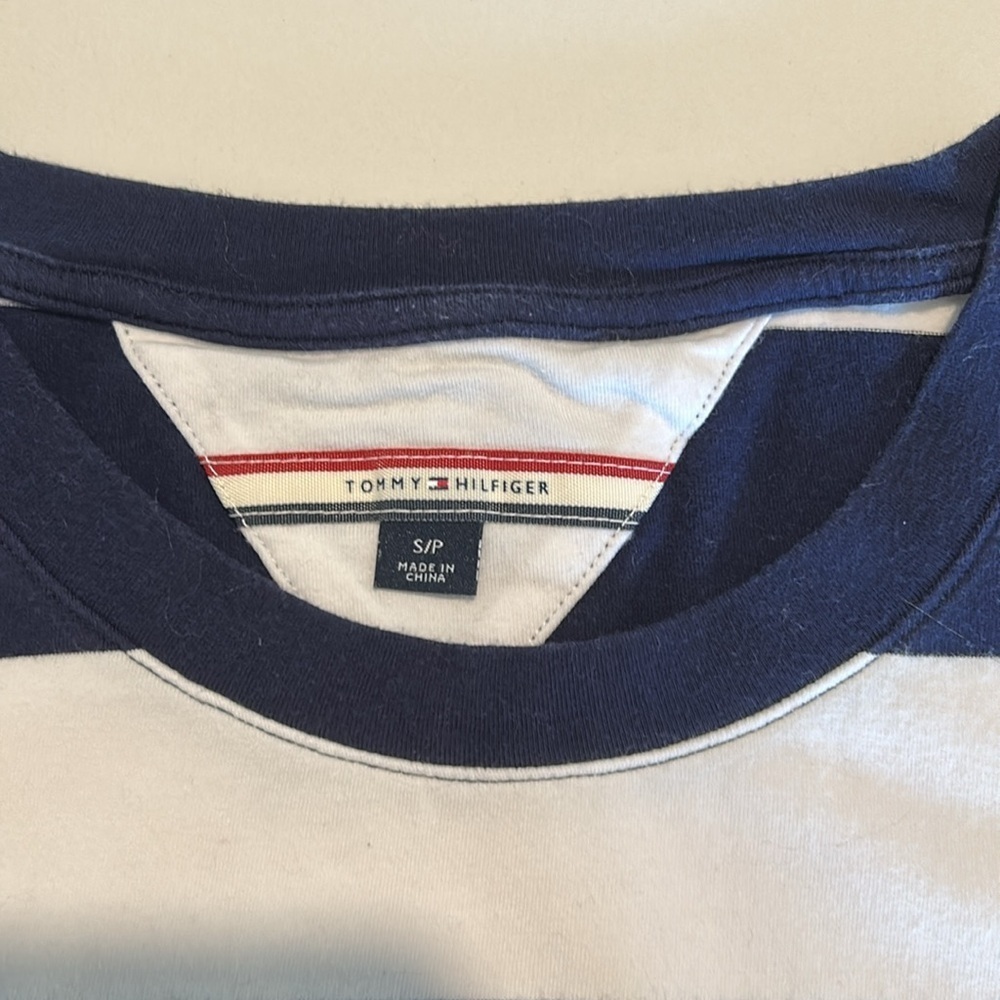 Tommy Hilfiger Bundle Size Small Blue/White Striped Tank Top and polka dot knit - Picture 5 of 10